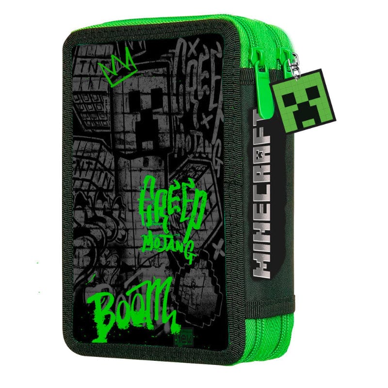 Astuccio 2 scomparti con accessori Creeper Minecraft - Image 5