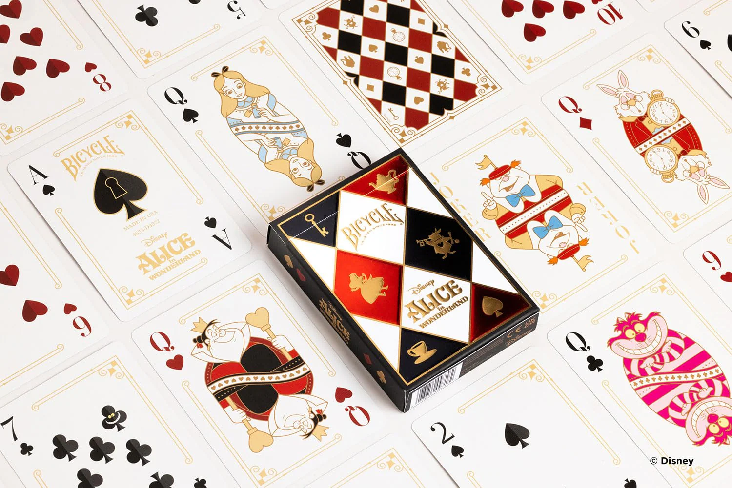 Bicycle Carte da Gioco Alice in Wonderland Disney - Image 2