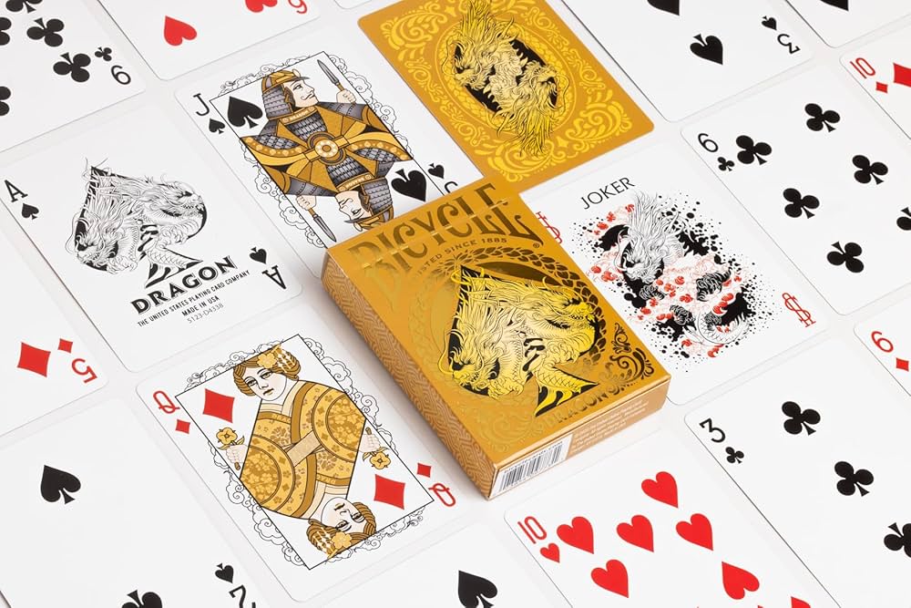 Bicycle Carte da Gioco Dragon Oro - Image 2