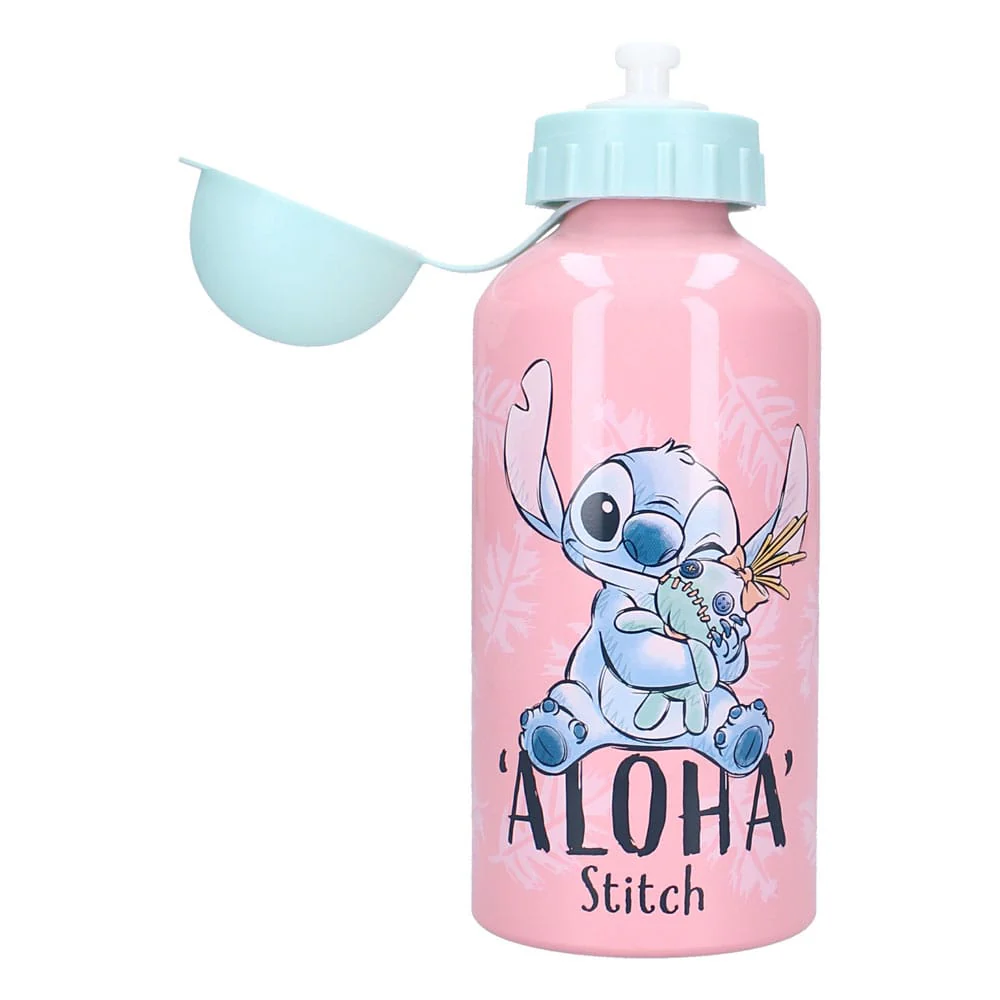 Bottiglia in alluminio Stitch Lilo e Stitch Disney rosa 500 ml - Image 4