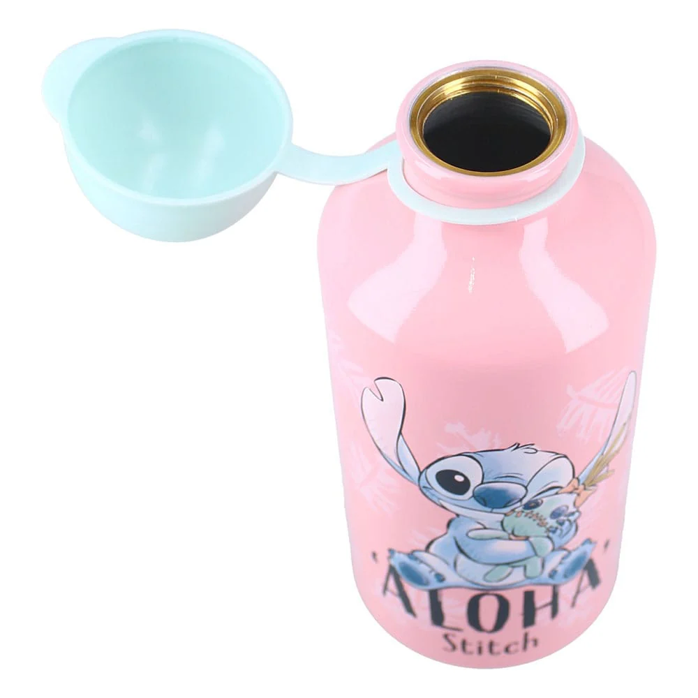 Bottiglia in alluminio Stitch Lilo e Stitch Disney rosa 500 ml - Image 6