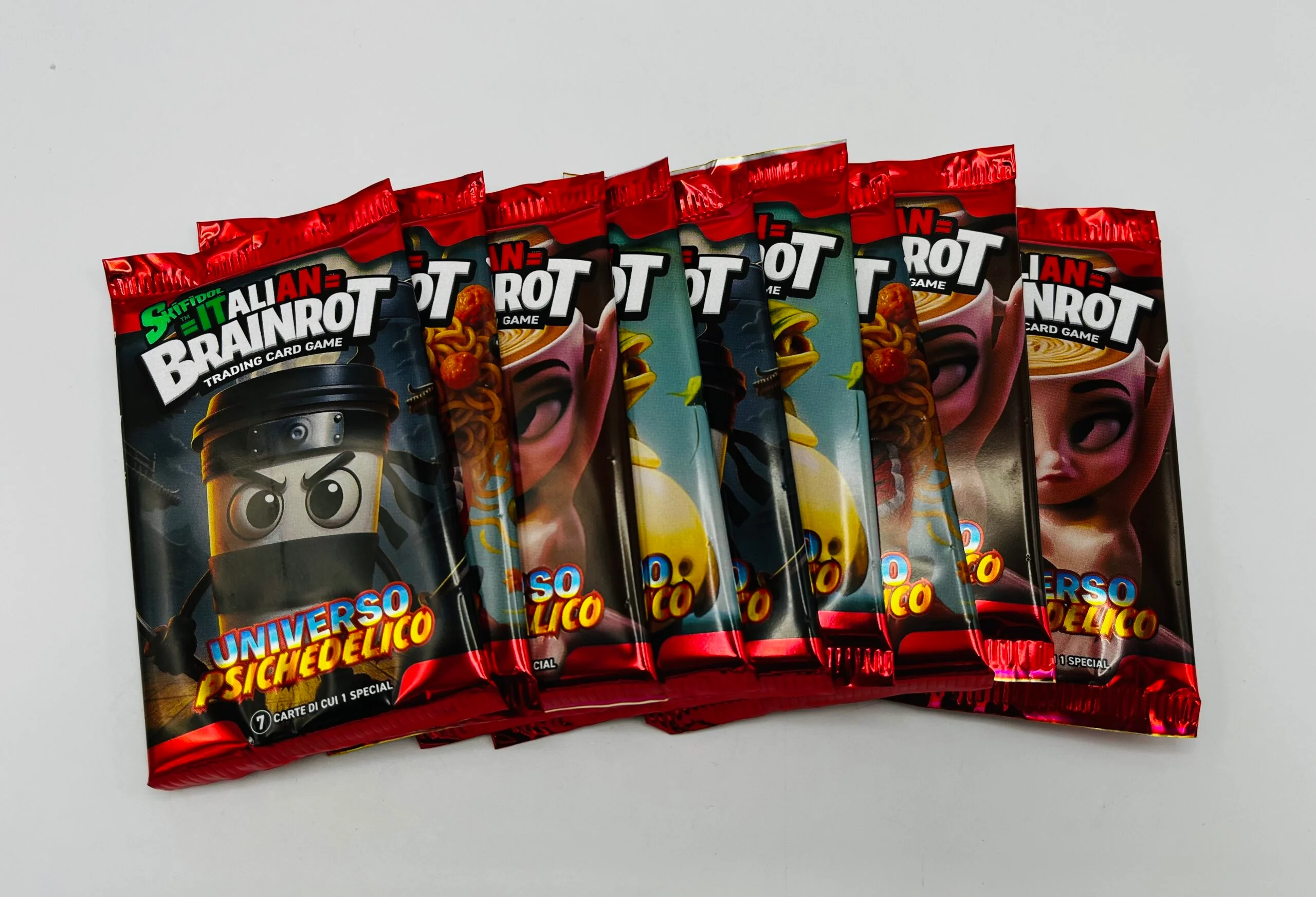 Brainrot TCG Universo Psichedelico Busta da 7 carte SKIFIDOL - Image 3