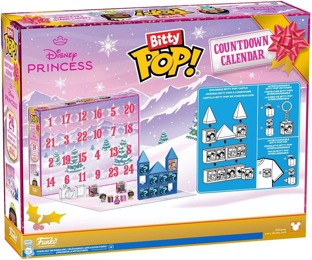 Calendario Dell'Avvento Disney Princess Bitty POP! Advent Calendar Countdown Disney - Image 3