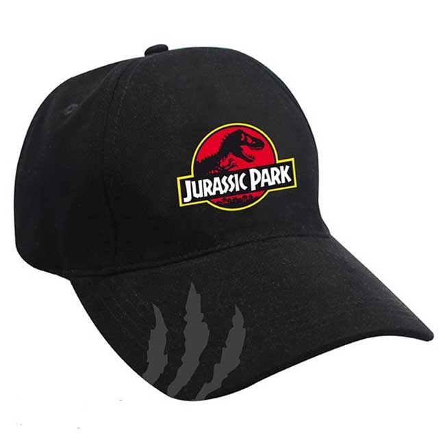 Cappello regolabile con visiera stampata Jurassic Park