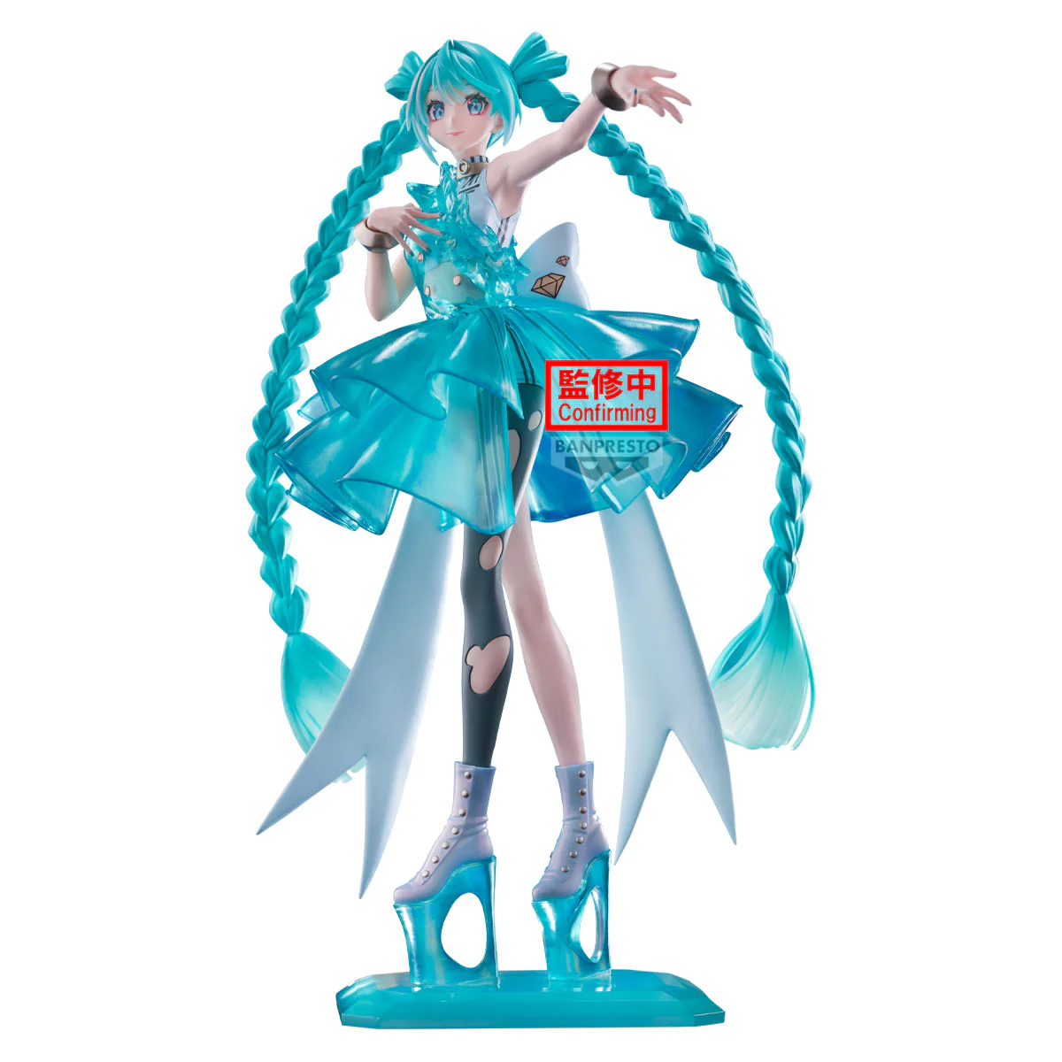 Figure Hatsune Miku Emerald Gem Clearluxe 28 cm