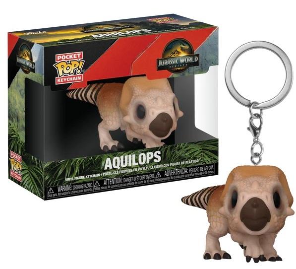 Funko Pocket Keychain Aquilops Jurassic World Rebirth