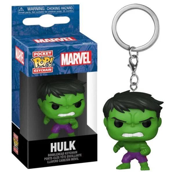 Funko Pocket Keychain Hulk Marvel New Classics
