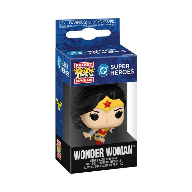 Funko Pocket Pop Keychain Wonder Woman Dc Comics New Classics