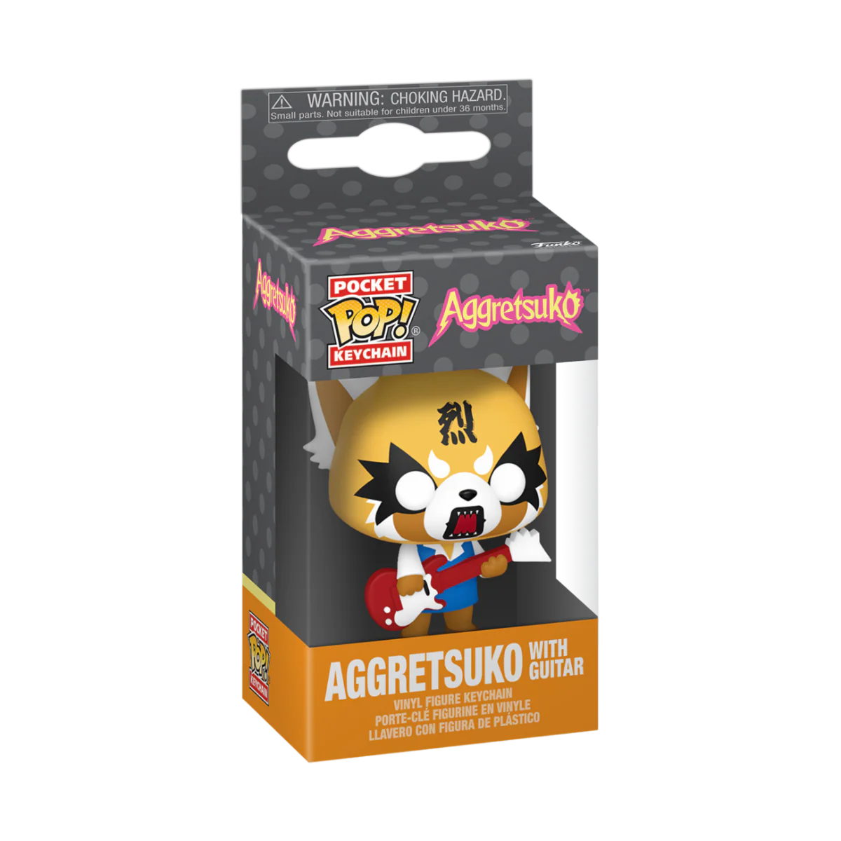 Funko Poket KEYCHAIN AGGRETSUKO - AGGRETSUKO W/GUITAR 4CM