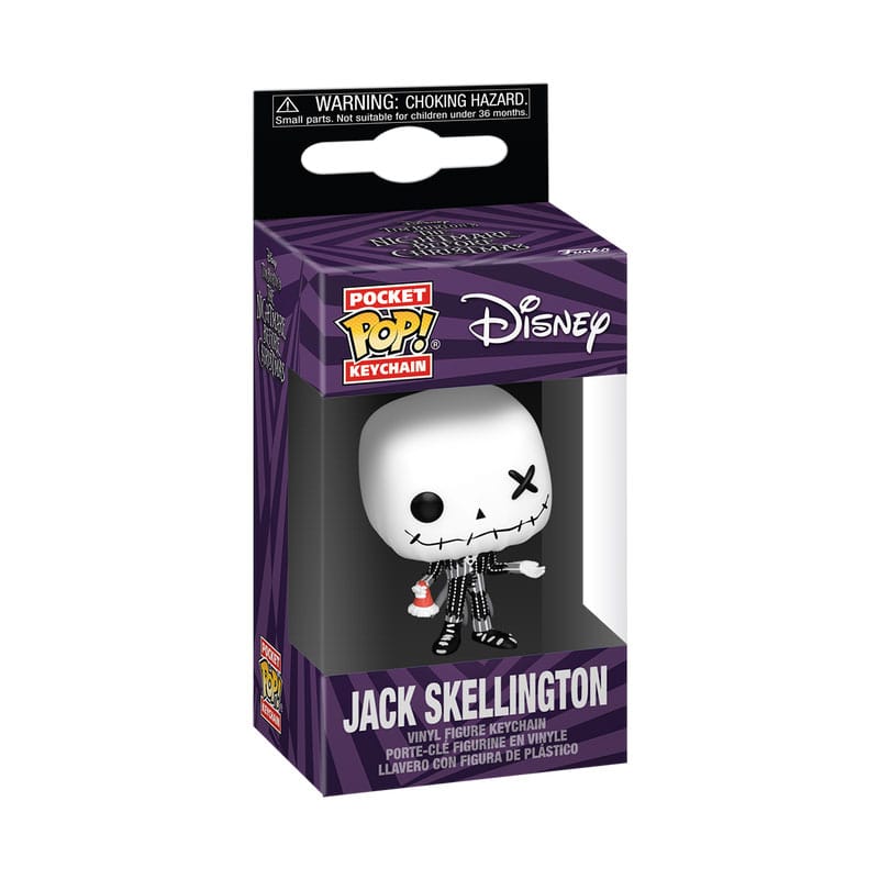 Funko Poket Keychain Jack Skellinton Patchwork Nightmare Before Christmas - Image 2