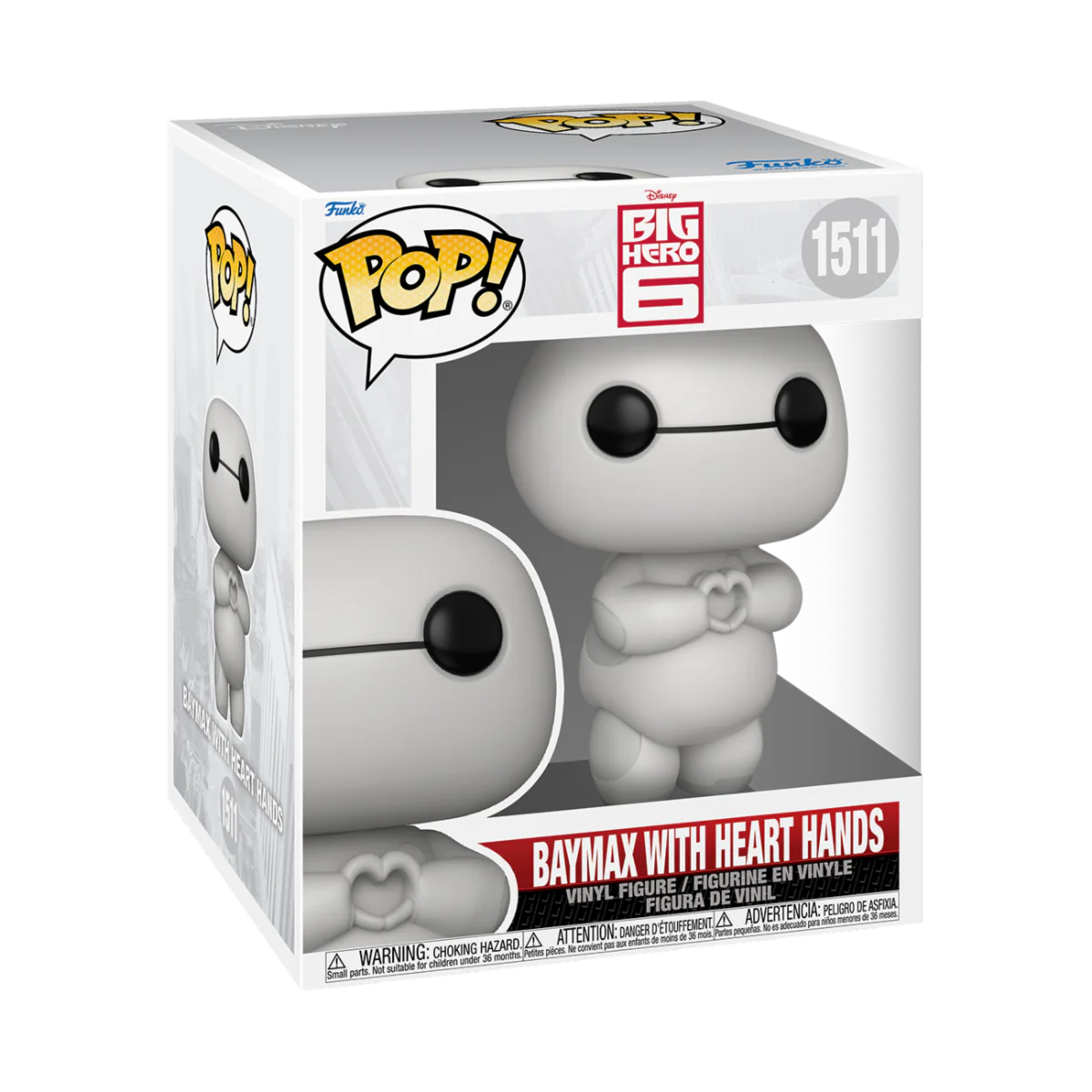 Funko Pop Baymax with Heart Hands 1511 Big Hero 6 Disney - Image 2