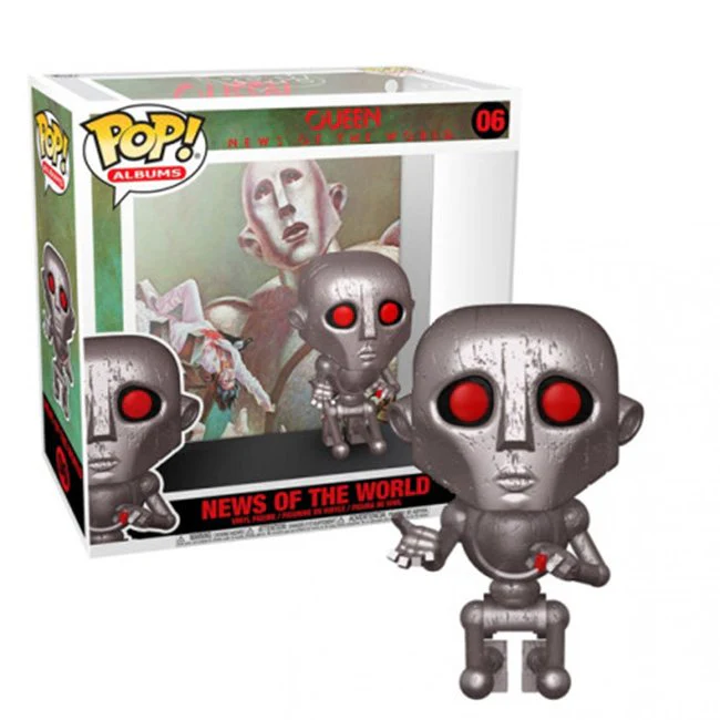 Funko Pop Cover Queen 06 News of the World Album