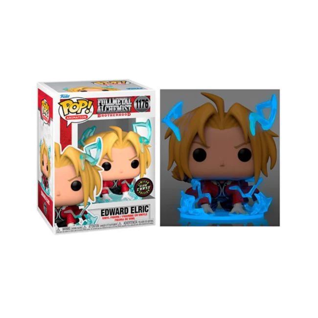 Funko Pop Edward Elric 1176 Full Metal Alchemist Chase Glow In The Dark
