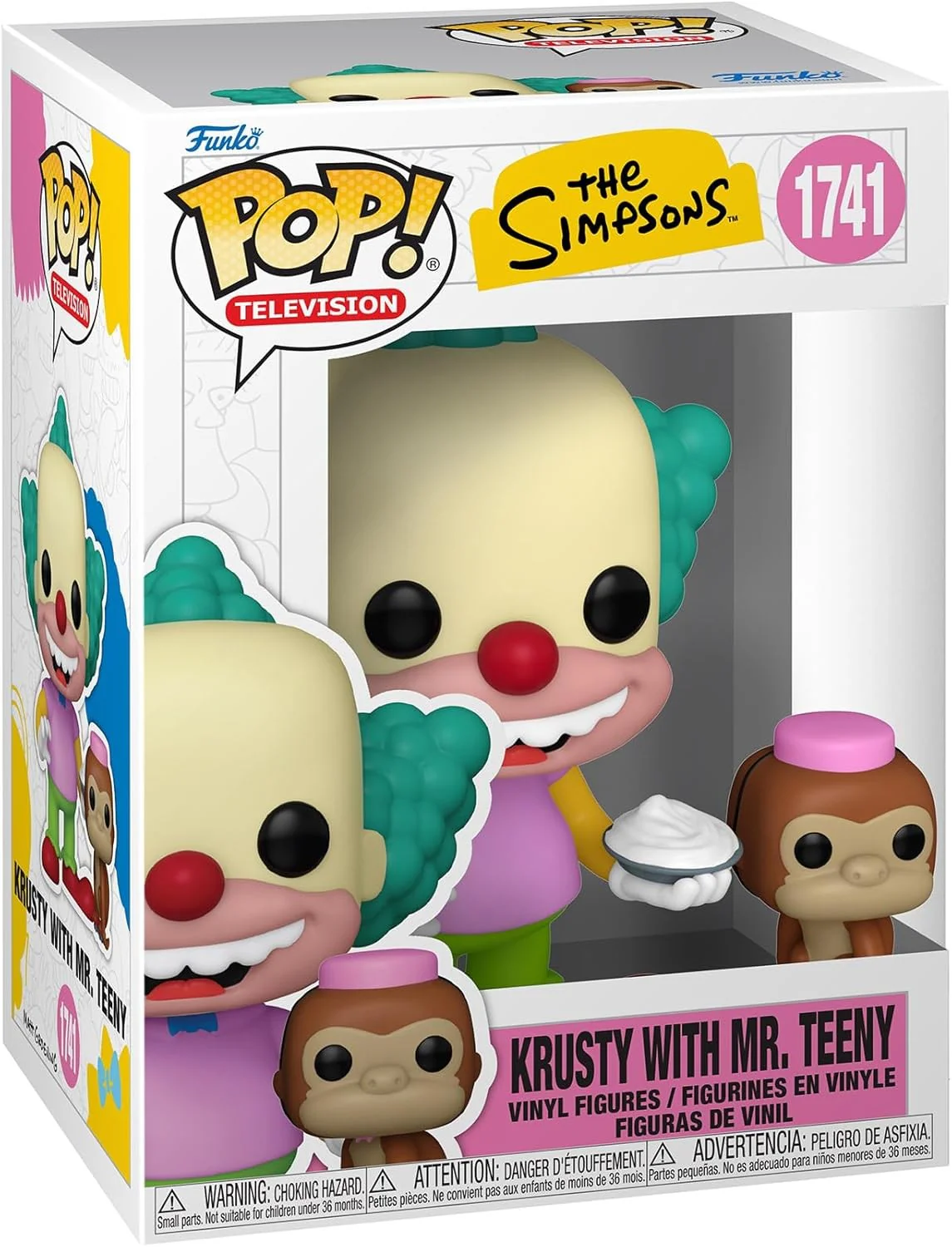 Funko Pop Krusty with Mr Teeny the Simpson 1741 - Image 2