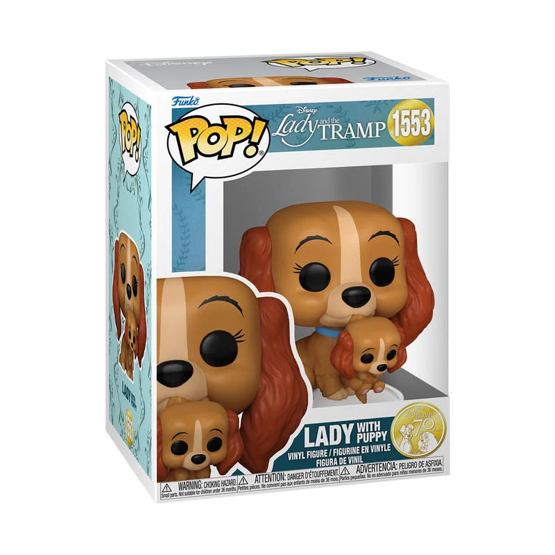 Funko Pop Lady with Puppy 1553 Lady and the Tramp Disney - Image 2