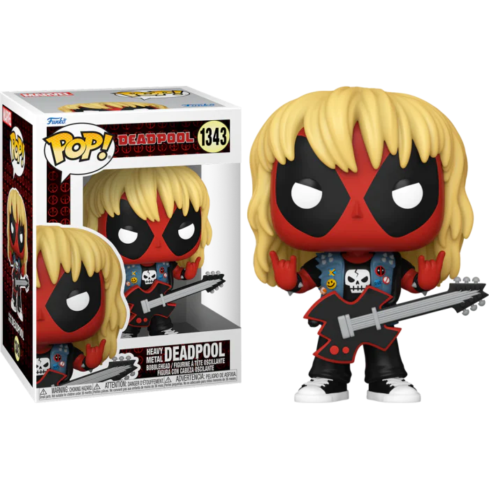 Funko Pop Metal band Deadpool 1343 Marvel