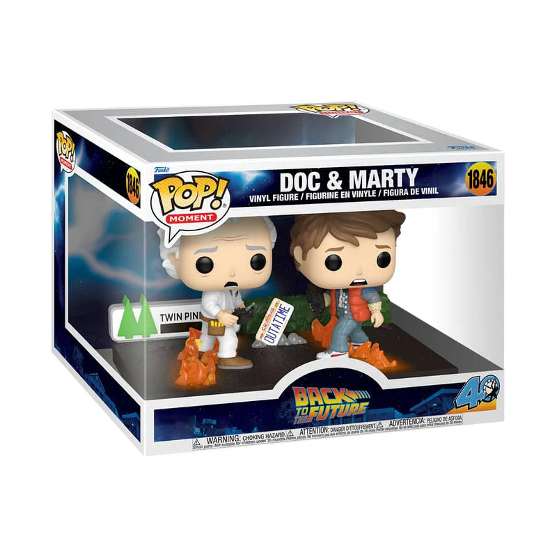 Funko Pop Moments Doc & Marty 1846 Back to the Future - Image 2