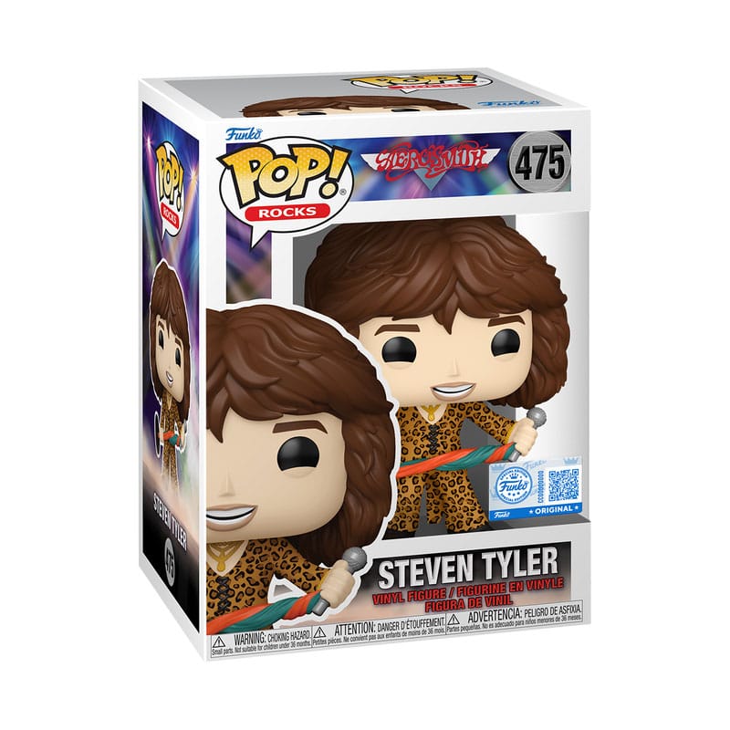 Funko Pop Steven Tyler (Leopard Outfit) 475 Aerosmith Special Edition - Image 2