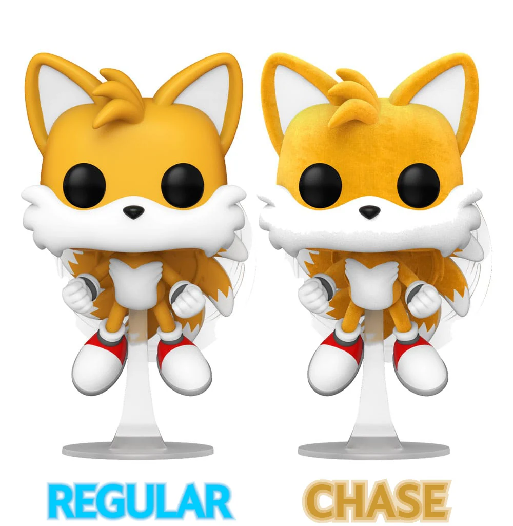 Funko Pop Tails 978 Sonic The Hedgehog CHASE Flocked - Image 2