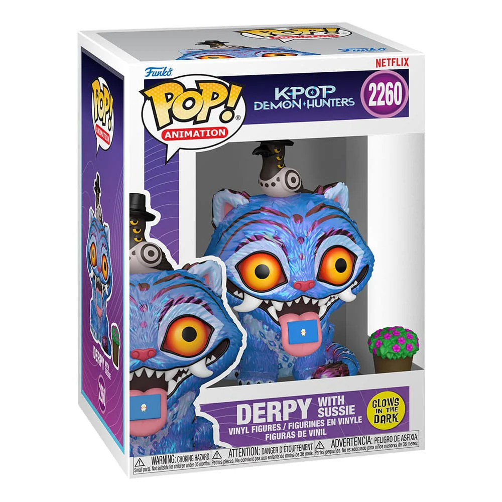 Funko Pop Derpy with Sussie 2260 KPop Demon Hunters Glows in the Dark - Image 3