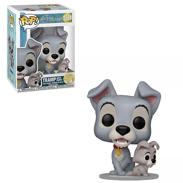 Funko Pop Tramp with Puppy 1554 Lady and the Tramp Disney - Image 2