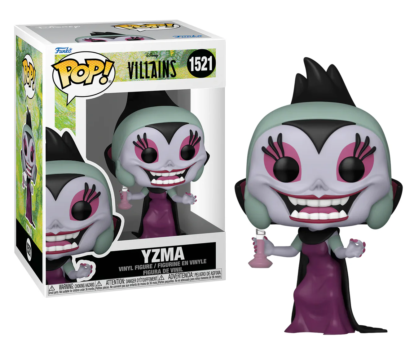 Funko Pop Yzma 1521 villains Disney Le follie dell'imperatore