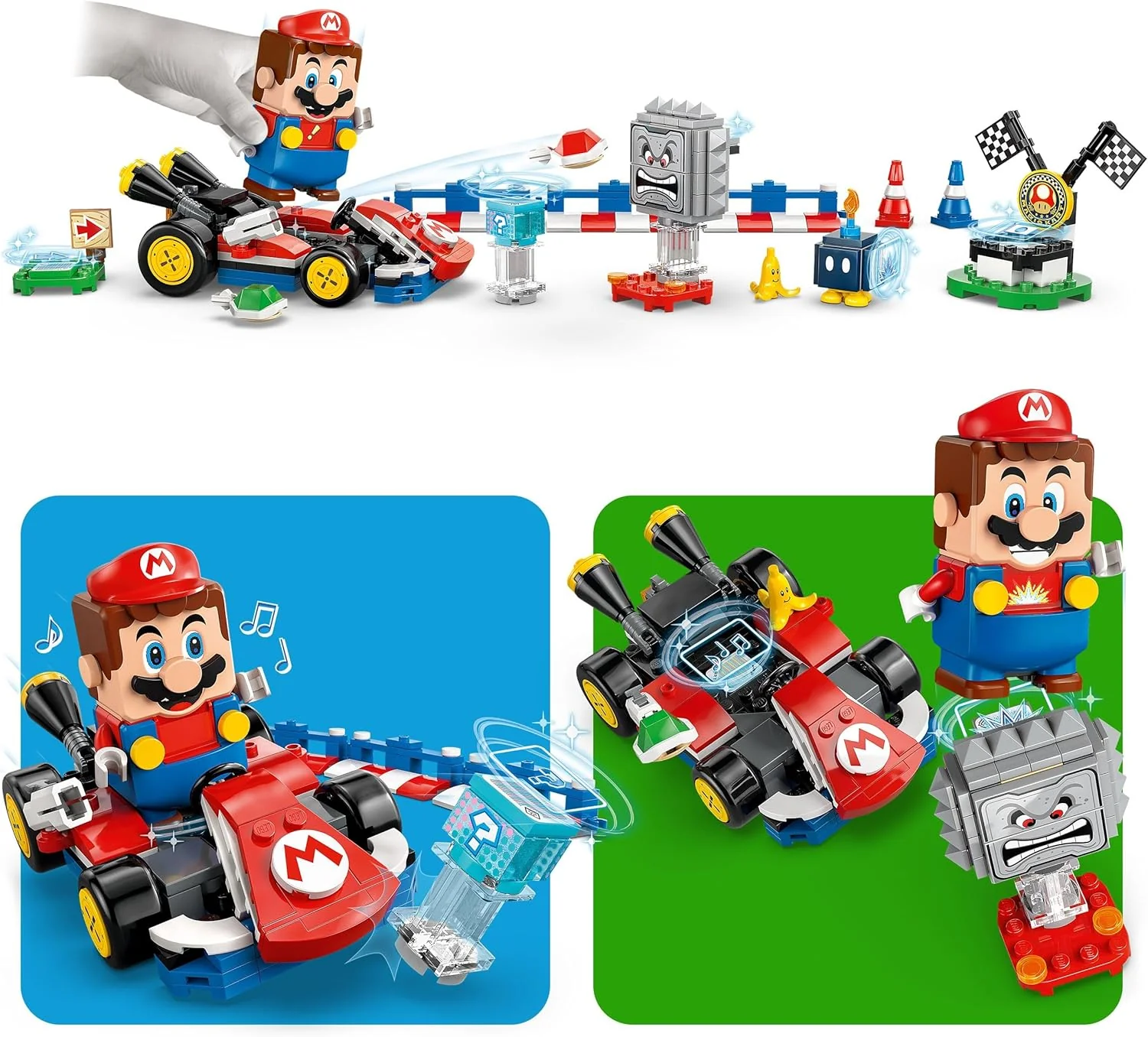 LEGO SUPER MARIO  MARIO KART: MARIO INTERATTIVO E KART STANDARD - Image 10