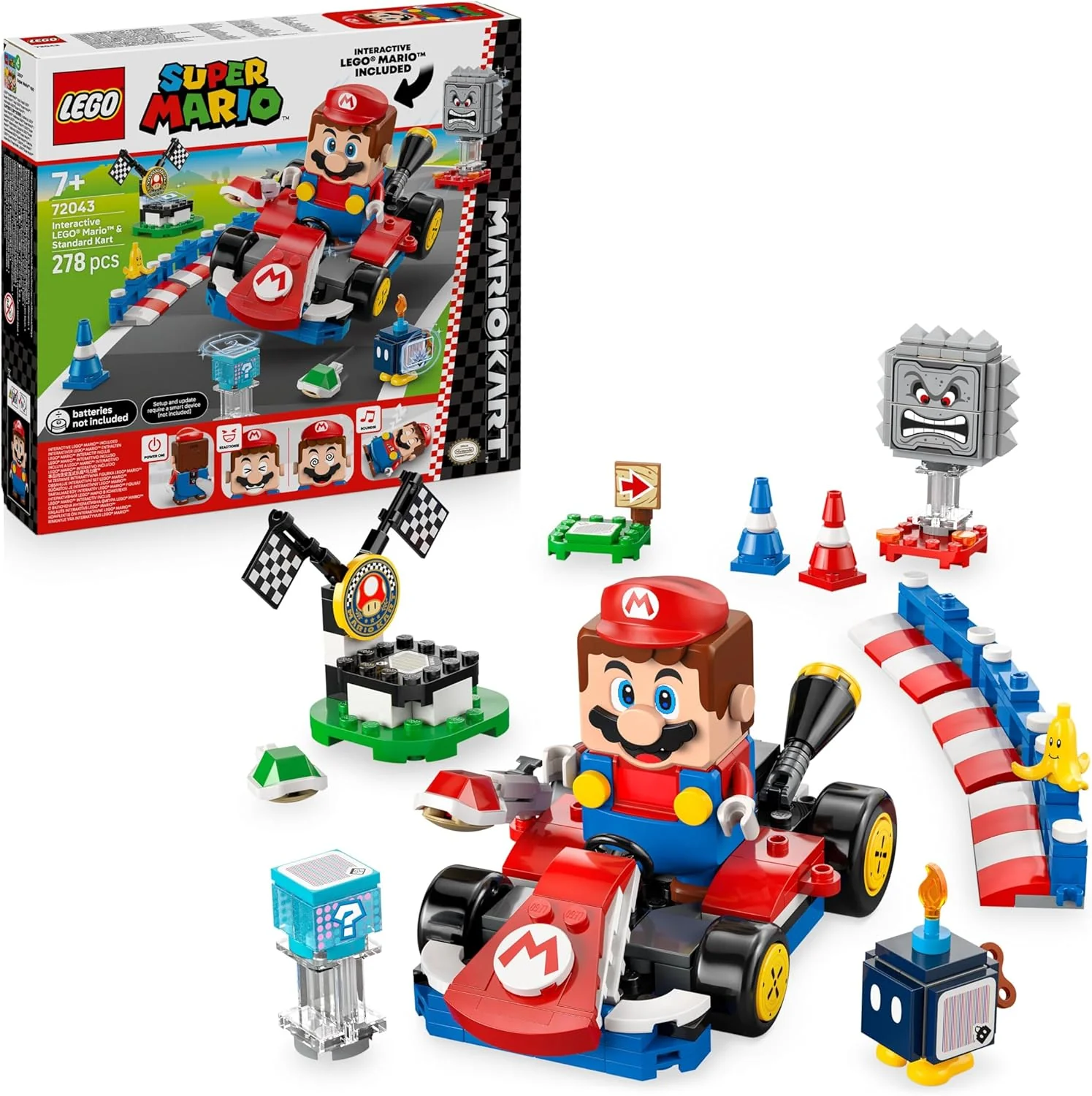 LEGO SUPER MARIO  MARIO KART: MARIO INTERATTIVO E KART STANDARD - Image 4