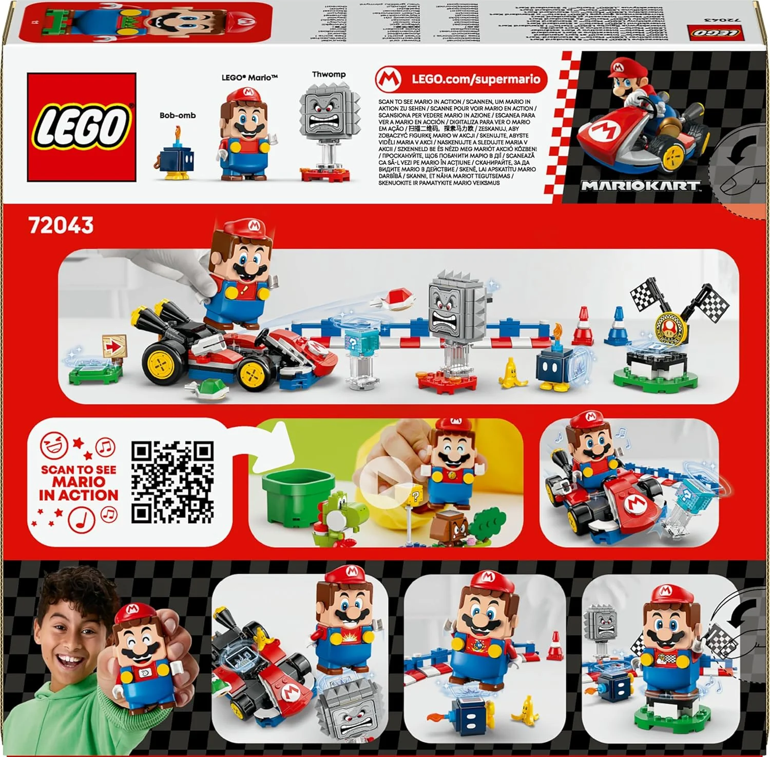 LEGO SUPER MARIO  MARIO KART: MARIO INTERATTIVO E KART STANDARD - Image 9