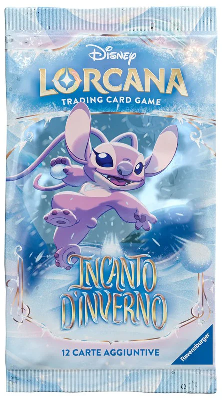 Lorcana Incanto D'inverno Busta da 12 carte Disney ITA