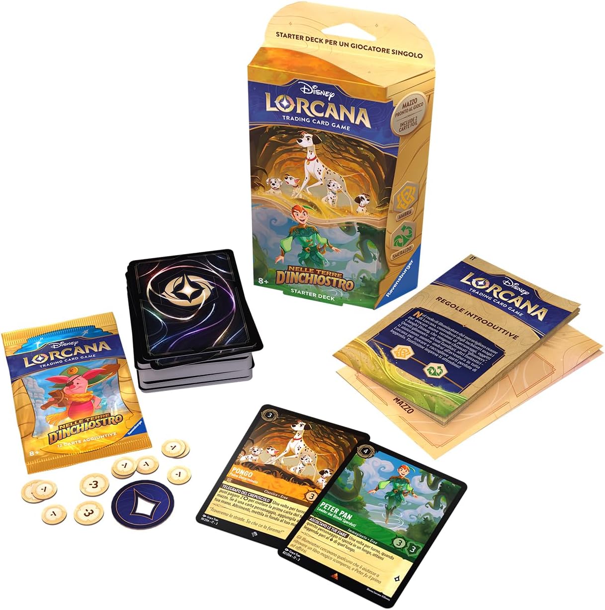 Lorcana Nelle Terre D Inchiostro Ambra e Smeraldo Starter Deck ITA - Image 2