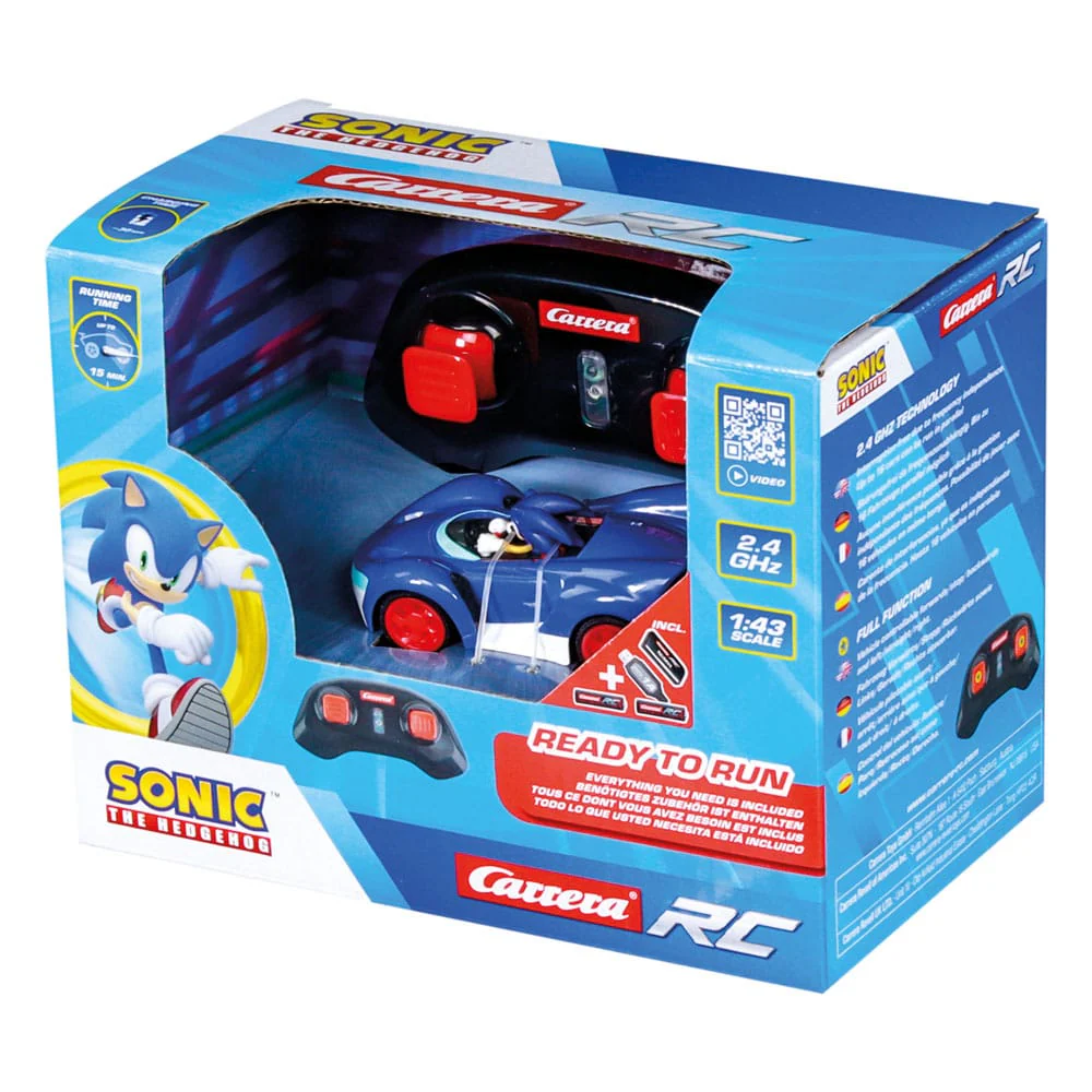 Macchina telecomandata Sonic the Hedgehog RC 2.4GHz Scala 1/43 Mini Sonic - Image 2