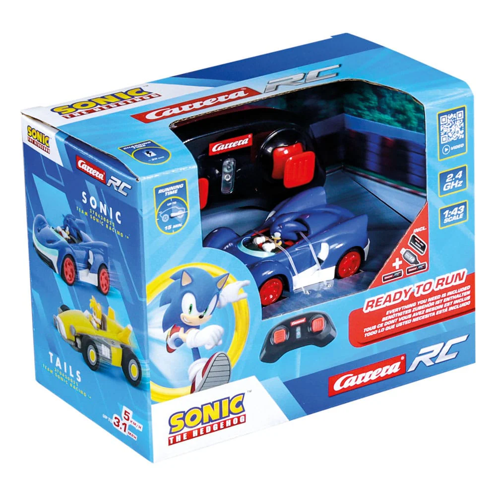Macchina telecomandata Sonic the Hedgehog RC 2.4GHz Scala 1/43 Mini Sonic - Image 3