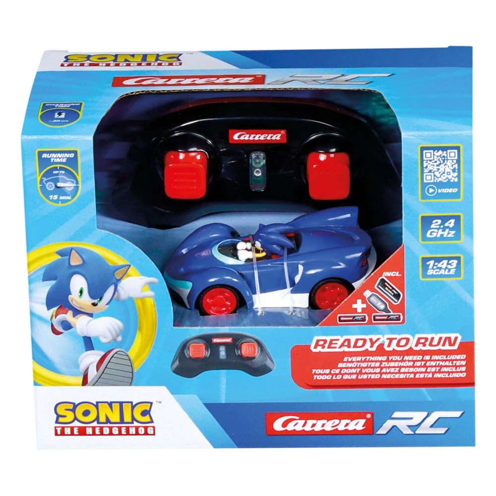 Macchina telecomandata Sonic the Hedgehog RC 2.4GHz Scala 1/43 Mini Sonic - Image 4