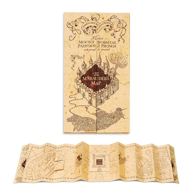 Mappa del Malandrino Harry Potter