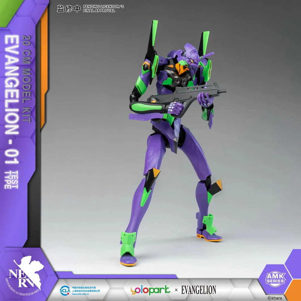 Modellino Neon Genesis Evangelion AMK Series Plastic Model Kit Eva-01 20 cm