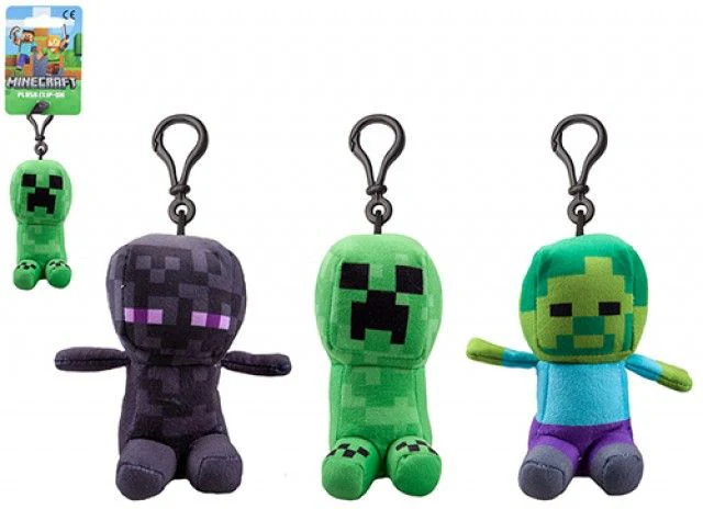 Peluche Bag Clip Minecraft 13 cm - Image 4
