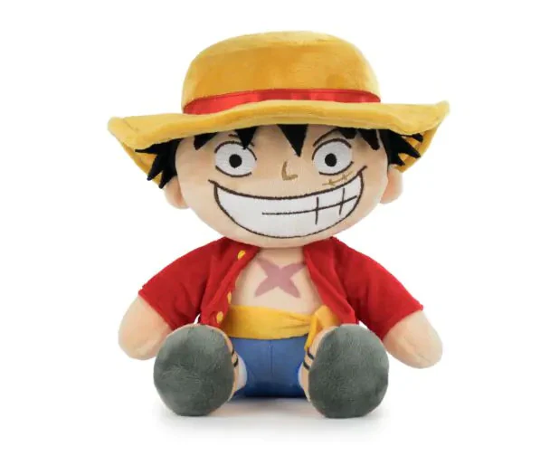 Peluche Luffy Seduto One Piece 30 cm
