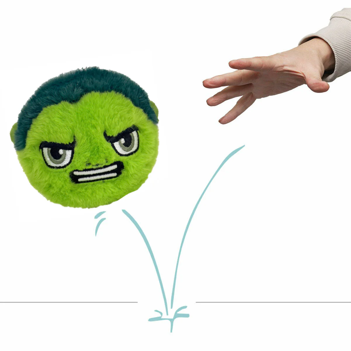 Peluche TY Beanie bouncers rimbalzanti Hulk Marvel - Image 2