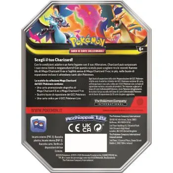 Pokemon Mega Charizard EX Tin italiano - Image 4