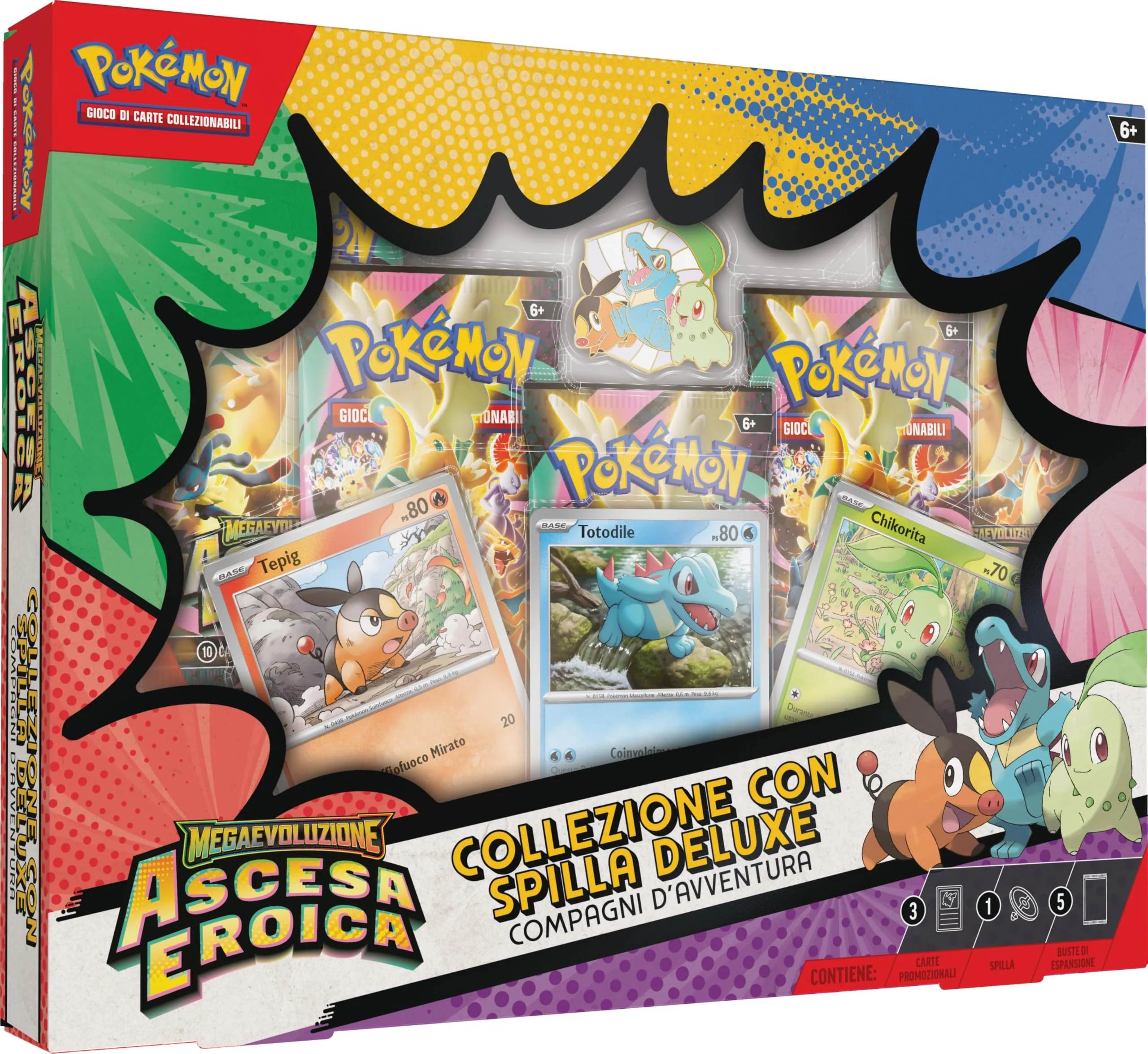 Pokémon Collezione Spilla Deluxe Compagni d’Avventura – Ascesa Eroica (ITA)