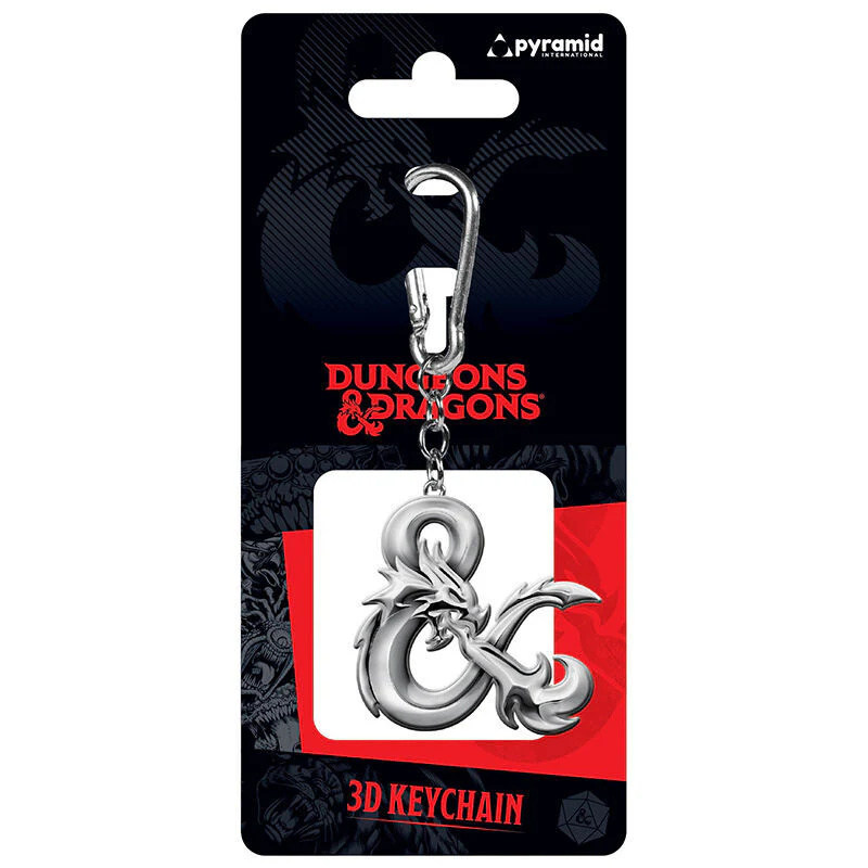 Portachiavi 3D Dungeons & Dragons Logo Ampersand 6 cm