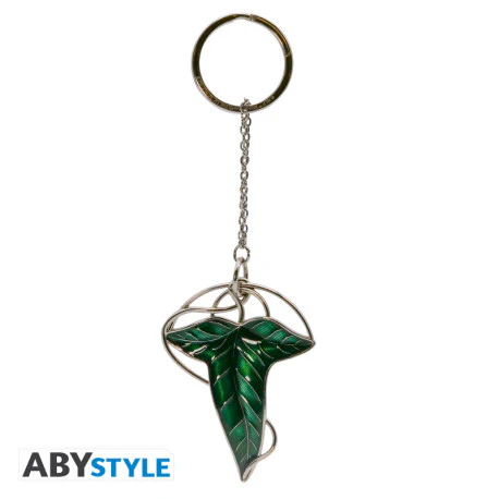 Portachiavi 3D Foglia di Lorien 6 cm Il Signore Degli Anelli Abystyle - Image 3