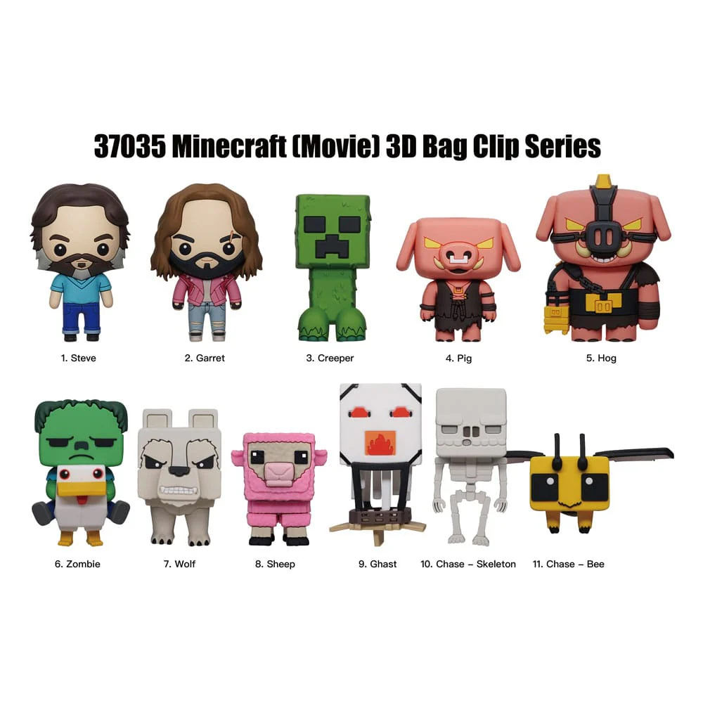 Portachiavi 3D PVC Minecraft Film - Image 2