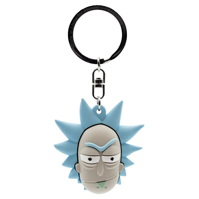 Portachiavi 3D testa Rick Sanchez Rick e Morty