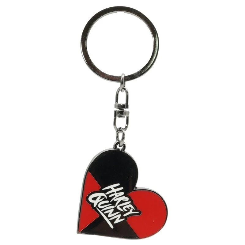 Portachiavi in metallo Harley Quinn Cuore