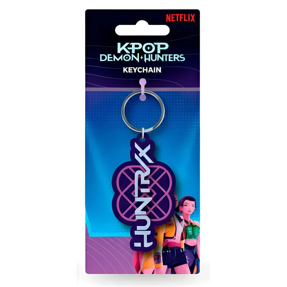Portachiavi in PVC Huntrix Logo KPop Demon Hunters