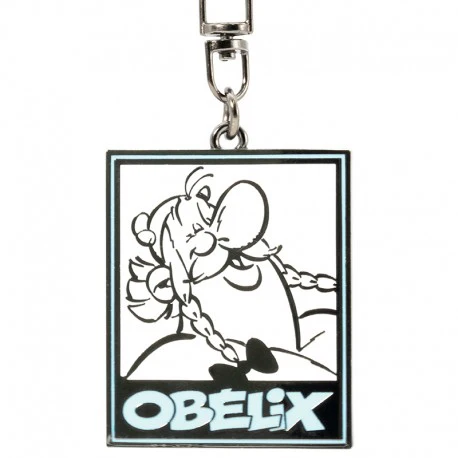 Portachiavi Obelix in metallo Asterix
