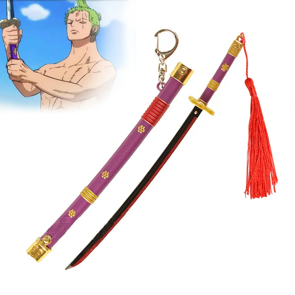 Portachiavi Replica Katana Enma Roronoa Zoro One Piece - Image 5