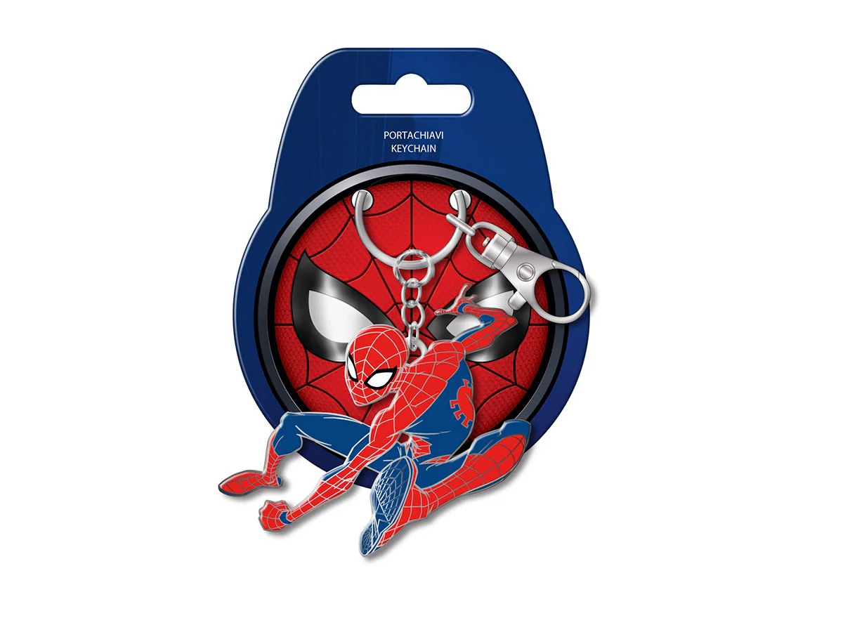 Portachiavi Spider Man in Metallo Marvel